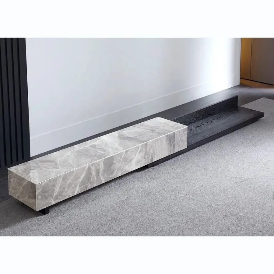 Modern Concise Style TV Stand Storage Console Extendable Cabinets for Hotel Furniture Living Room Minimalism for Bedroom Entry — image 3