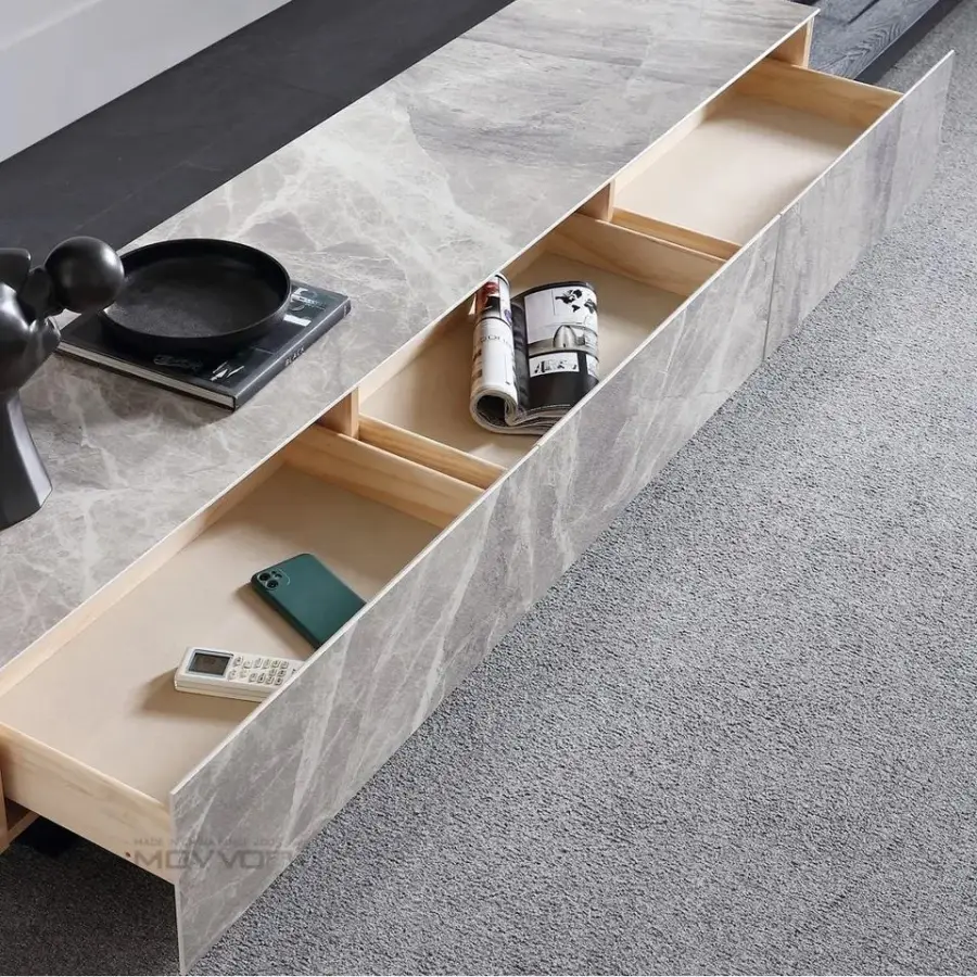 Modern Concise Style TV Stand Storage Console Extendable Cabinets for Hotel Furniture Living Room Minimalism for Bedroom Entry — image 4