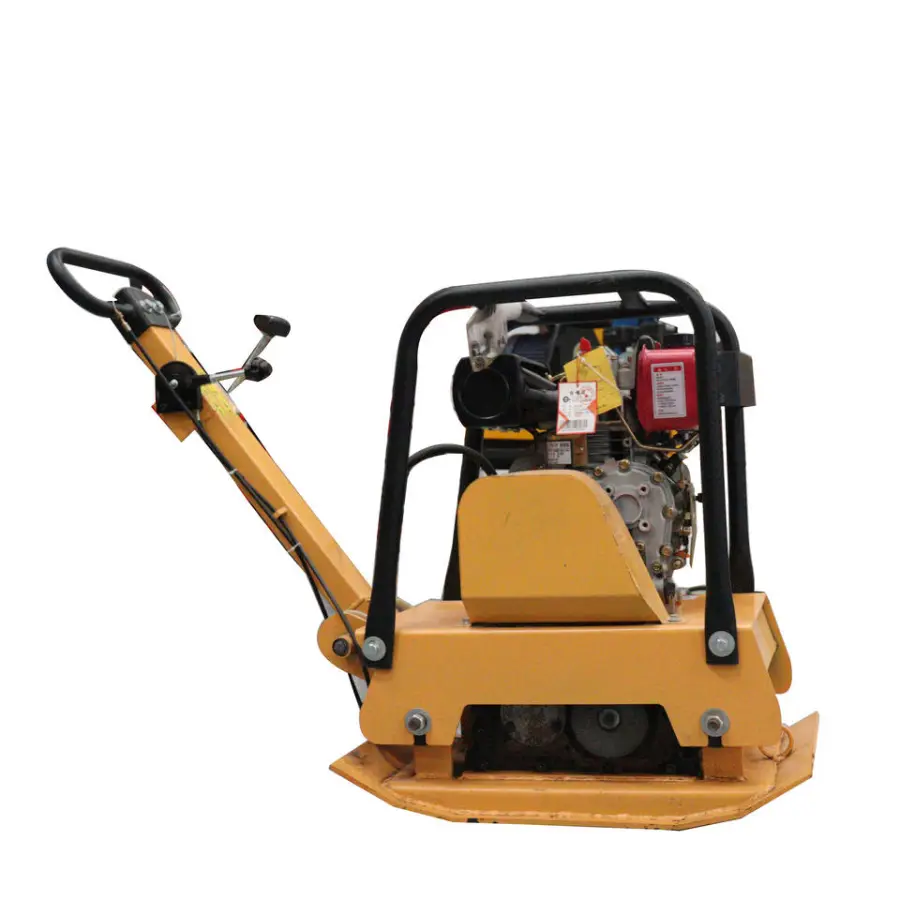 Best Quality Mini Type Gasoline Diesel Hand Hold Roller Vibratory Plate Soil Compactor Low Noise Level Plate Compactors Prices — image 5