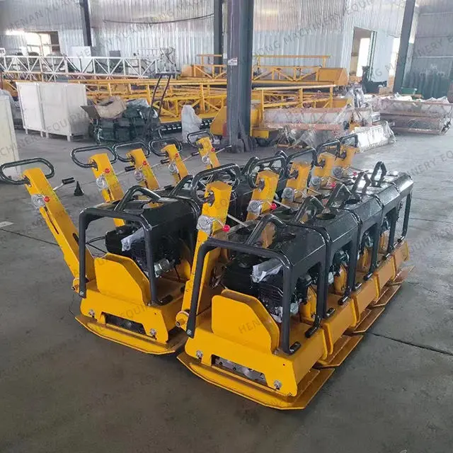 Handheld Earth Rammer Excavator Hydraulic Reversible Walk Behind Vibratory Sand Plate Compactor — view 2