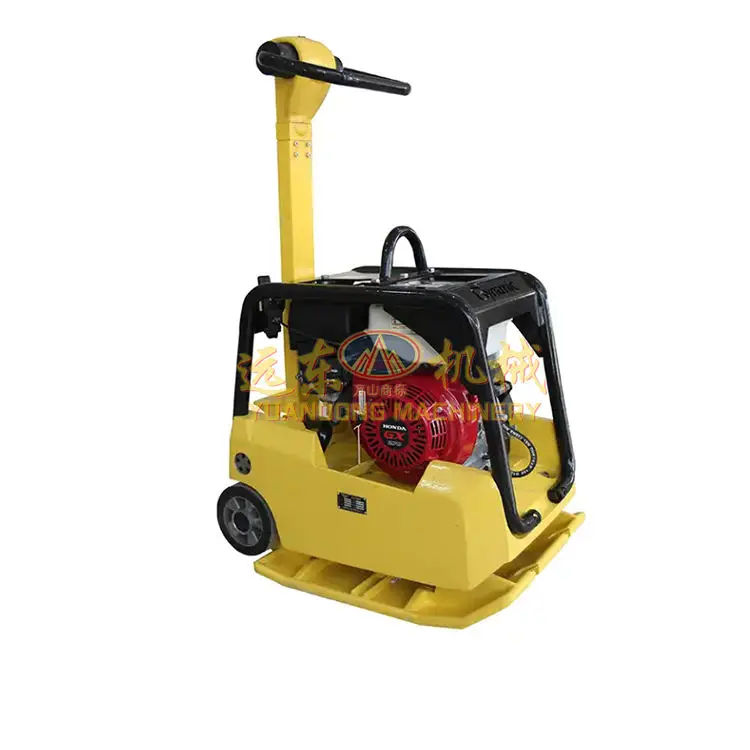 Excellently One Way Reversible Diesel Gasoline Powered Vibrating Plate Compactor Neat 80kgs Powered Soil Plate Compactor — image 4