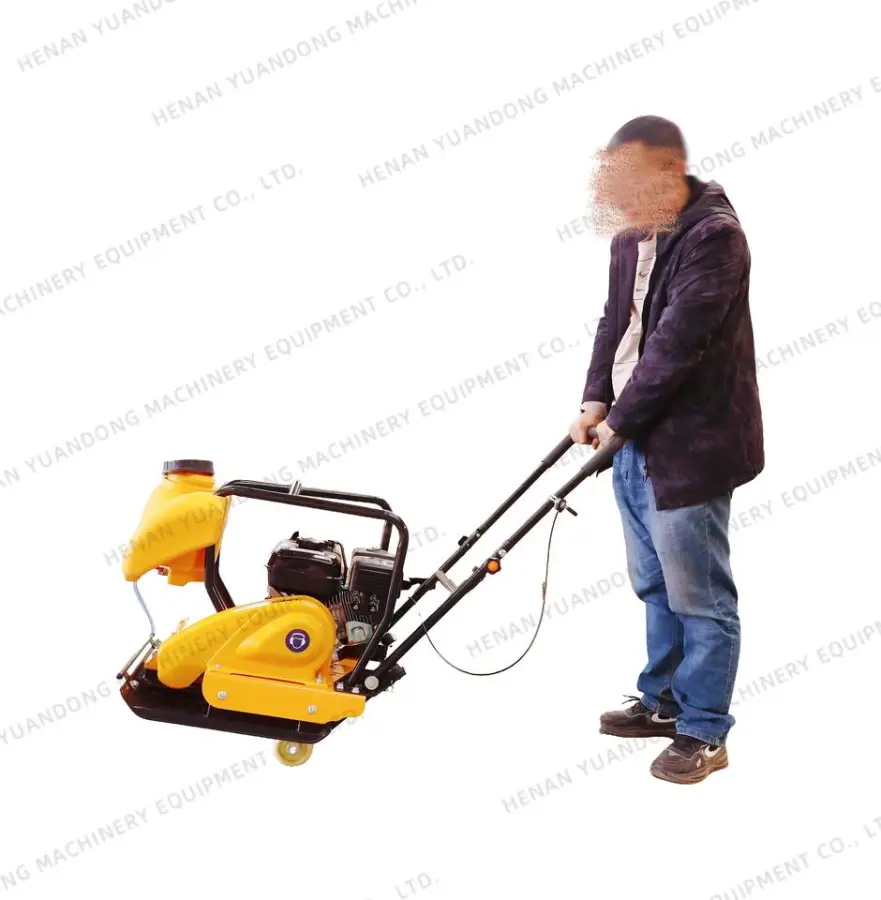 Light Weight Plate Compactor Handheld Soil Asphalt Compactor Rammer — view 1