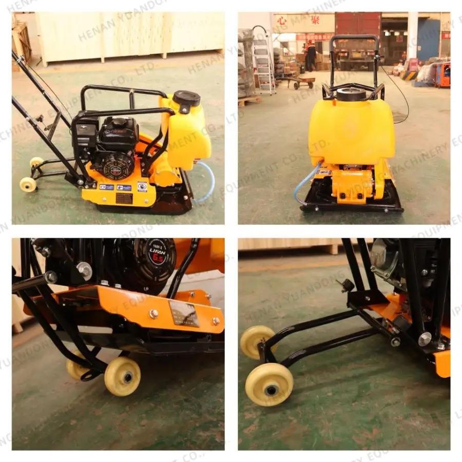 Light Weight Plate Compactor Handheld Soil Asphalt Compactor Rammer — image 3