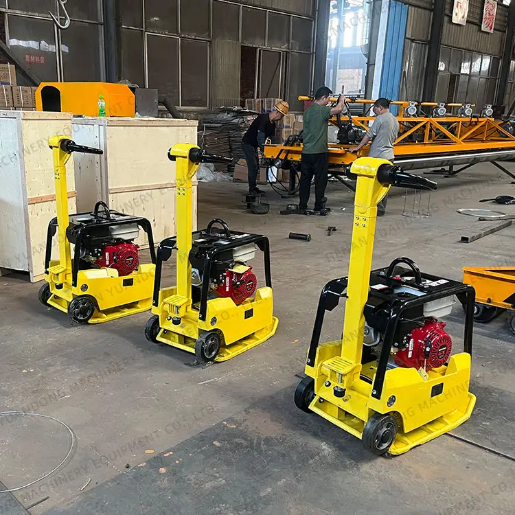 Reversible Plate Compactor Sand Compactor Gasoline Engine Vibratory Concrete Earth Compactor Price — image 4