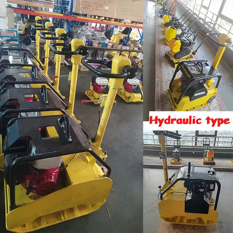 Reversible Plate Compactor Sand Compactor Gasoline Engine Vibratory Concrete Earth Compactor Price — image 5
