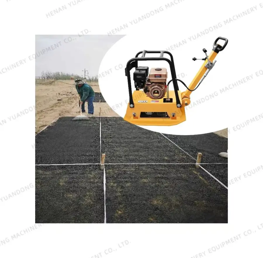 Light Weight Plate Compactor Handheld Soil Asphalt Compactor Rammer — image 5