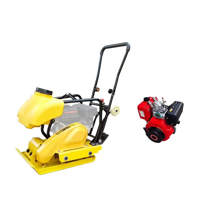 C90 7 Hp Diesel Honda Engine Hydraulic Vibratory Plate Compactor — view 1