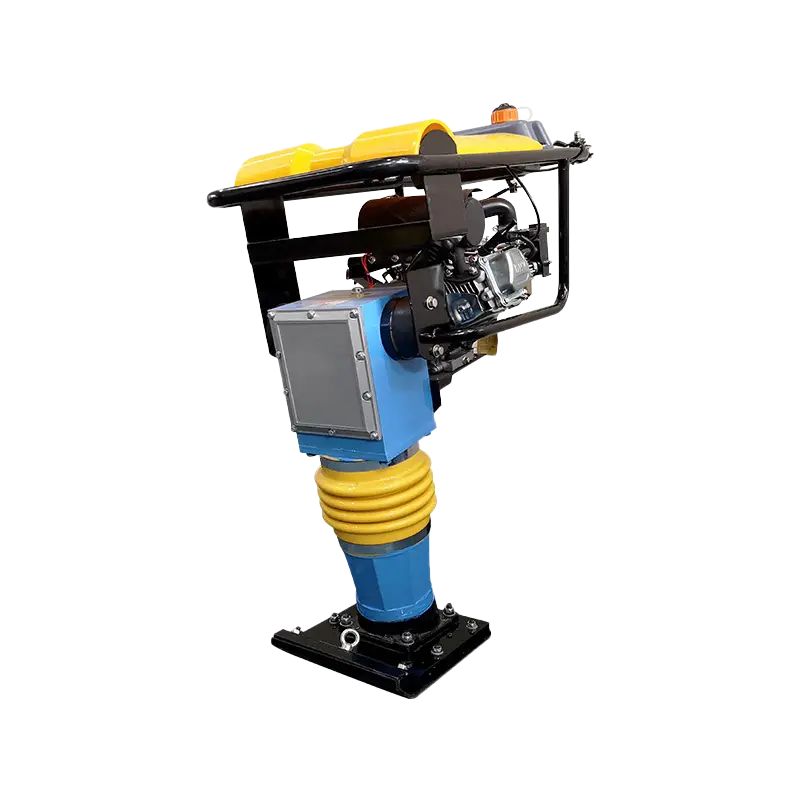 High Quality Gasoline Hand Sand Earth Vibrating Rammer Robin 5.5hp Vibrator Rammer Tamping Rammer Compactor Machine for Sale — image 5