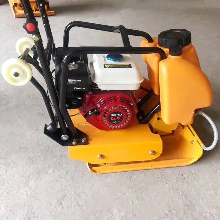 High Quality Road Compaction Asphalt Soil Loncin Petrol Tamper Wacker Small Vibratory Gasoline Vibrating Plate Compactor — image 4