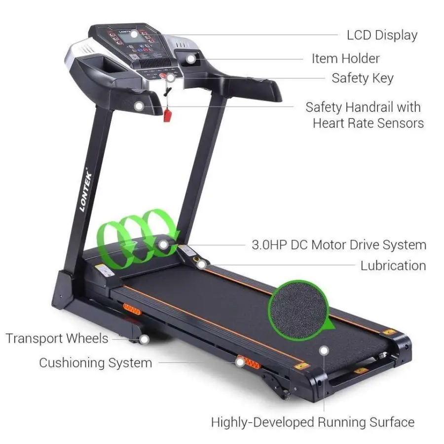New Umay T500 New Product CE CB EN957 ROHS Home Use Motorized Treadmill — image 4
