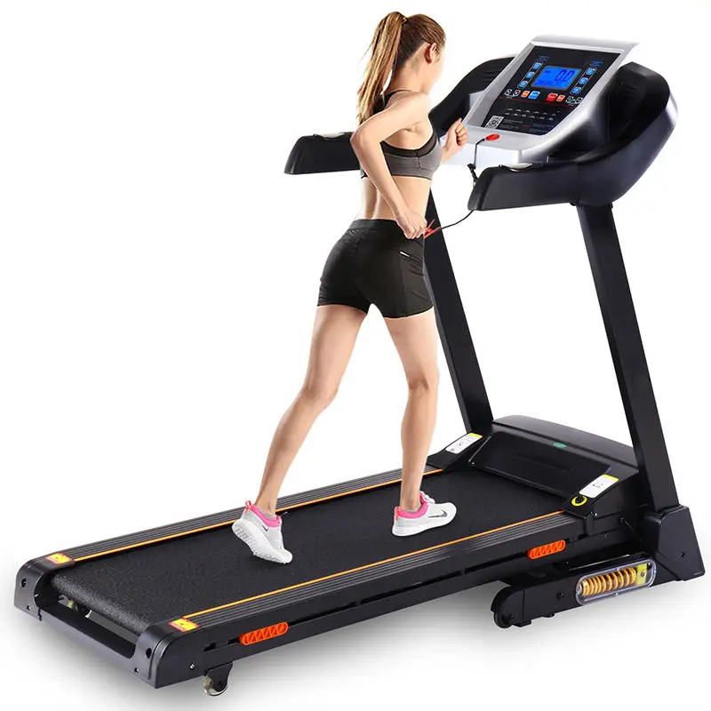Home Gym Low Noise Electric Treadmill Shock Absorption Design for Knee Protection — view 1