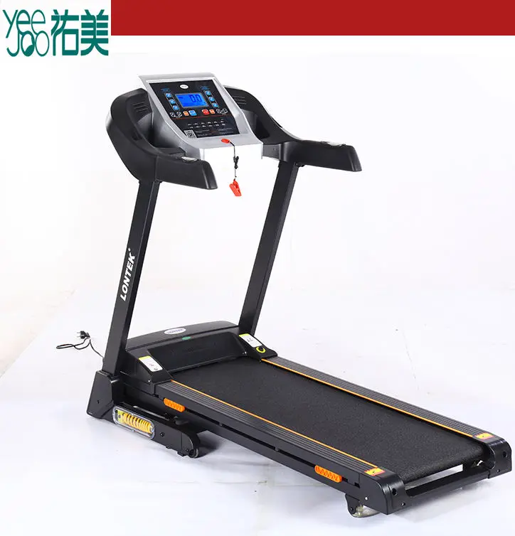 Home Gym Low Noise Electric Treadmill Shock Absorption Design for Knee Protection — view 3