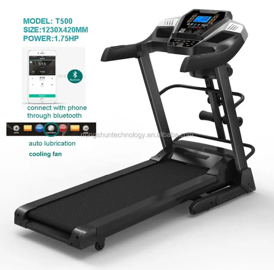 New Fitness Sport Equipment DC Power Motorized Treadmill with ISO, SAA, GS Certifications(T500) — image 5