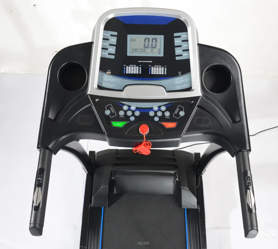 UMAY New Product Easy Move Design Motorized Treadmill with LCD Screen Display for Home Gym — image 4