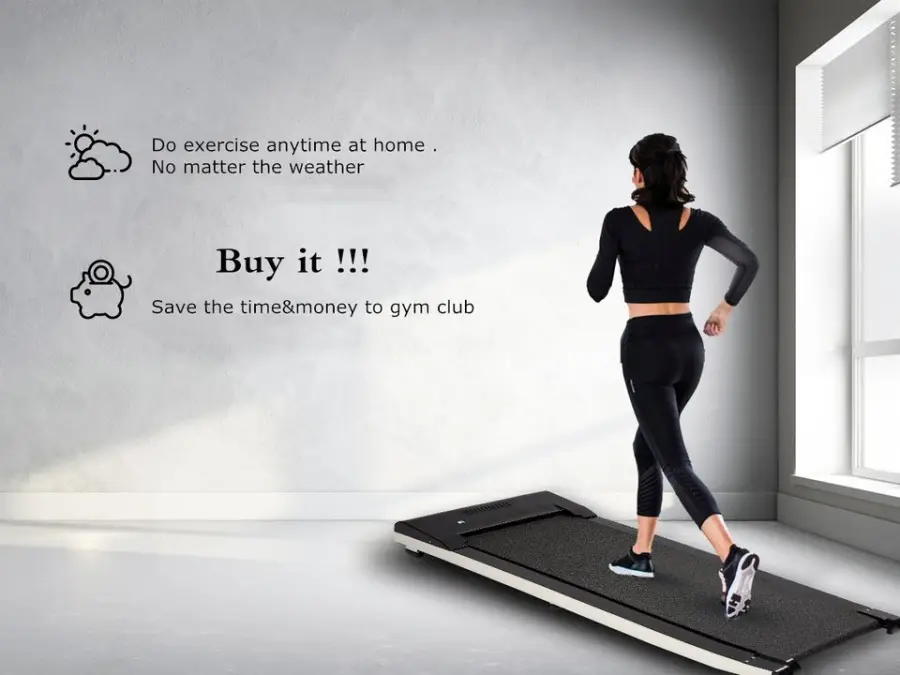 2022 Umay New Hot Sale Home Use Under Desk Mini Walk Treadmill — image 6
