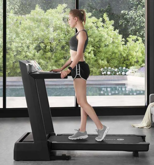 2021 RED DOT Award Office with Desk Treadmill Luxury Motorized Treadmill — view 3