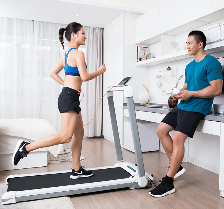 2021 Umay New Design Free Assemble Smart Motorized Treadmill — image 4