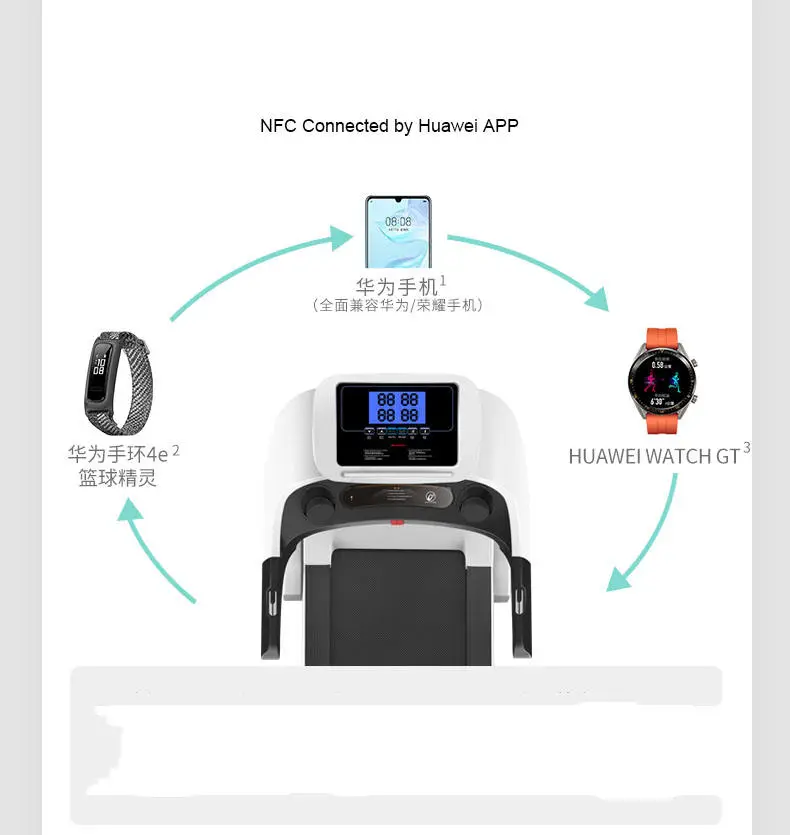 Wholesale Portable LCD Screen Walking Running Machine With 41cm Running Belt — image 4