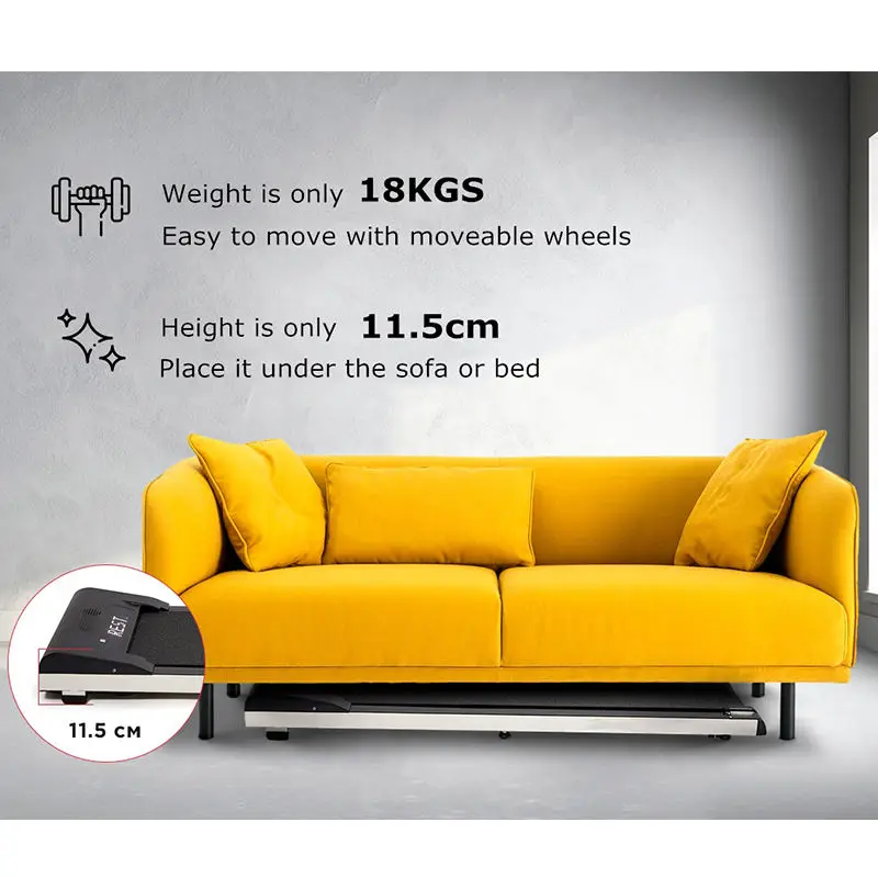 Premium Home Walking Pad with LED Screen and Bluetooth App Control for Safe Low Impact Cardio Exercise — image 5