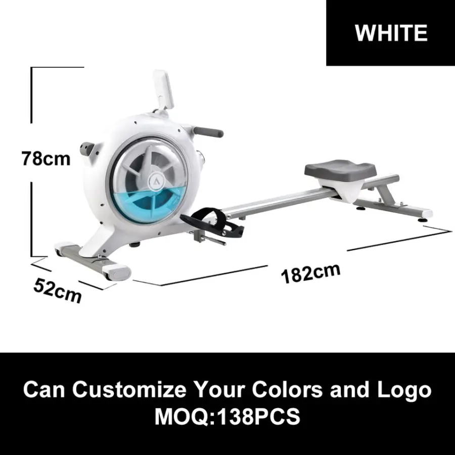 Lijiujia Factory Wholesale Motorized Magnetic Rowing Machine with Water Resistance for Home — image 3