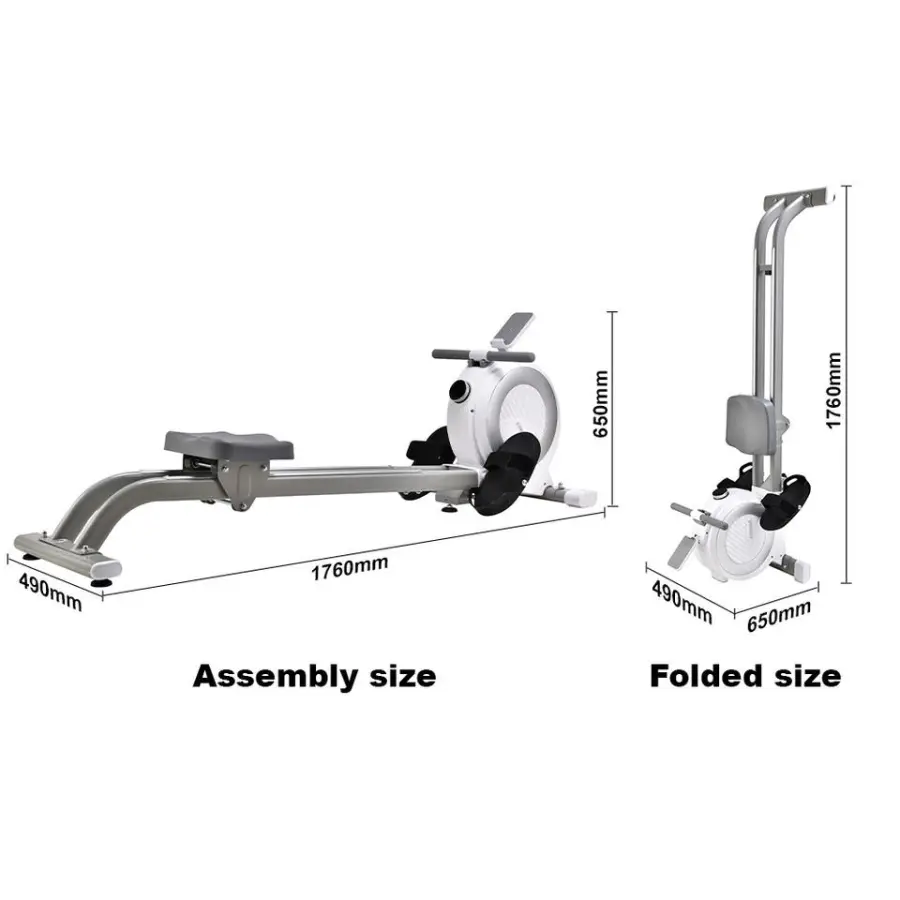 Highly Recommended Motorized Magnetic Gym Fitness Sports Equipment Indoor Exercise Seated Rowing Machine — image 3