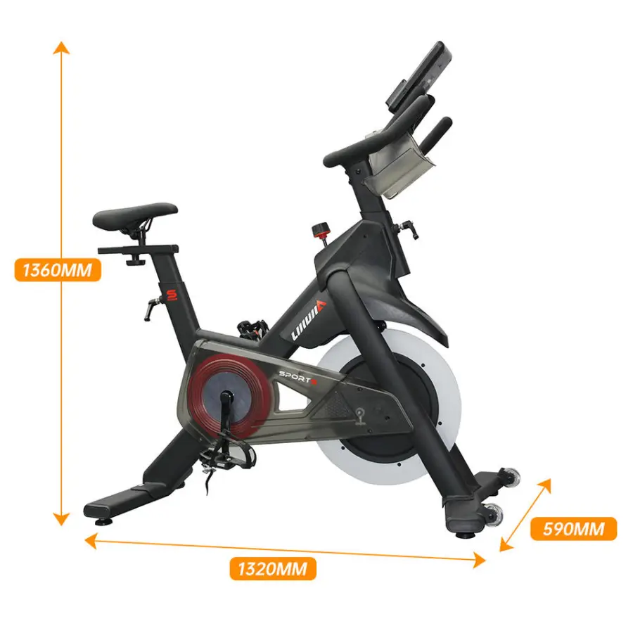 Lijiujia Wholesale Home Use Custom logo Fitness Equipment Magnetic Brake System Gym Spinning Bike — image 7
