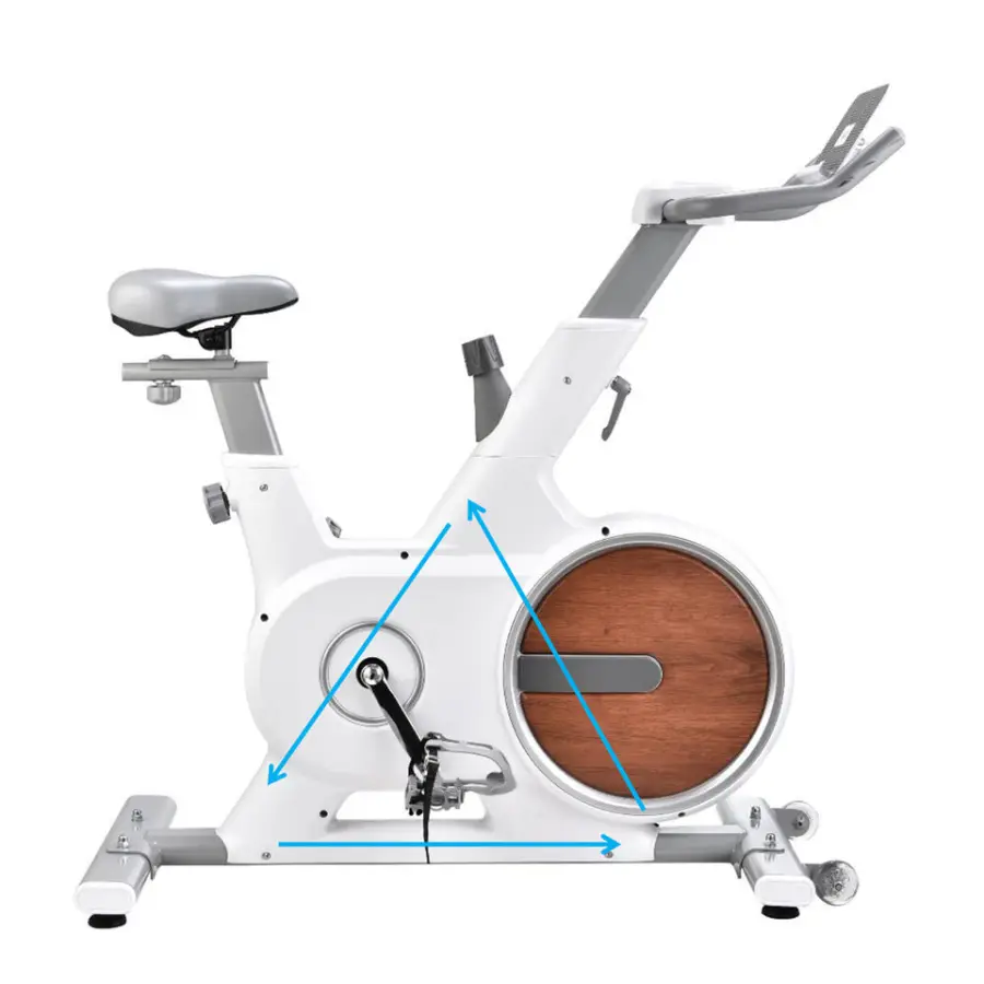 Lijiujia Hot Selling 6kgs Flywheel Weight Manual Magnetic Indoor Exercise Bike Profesional Spinning Bike — image 4