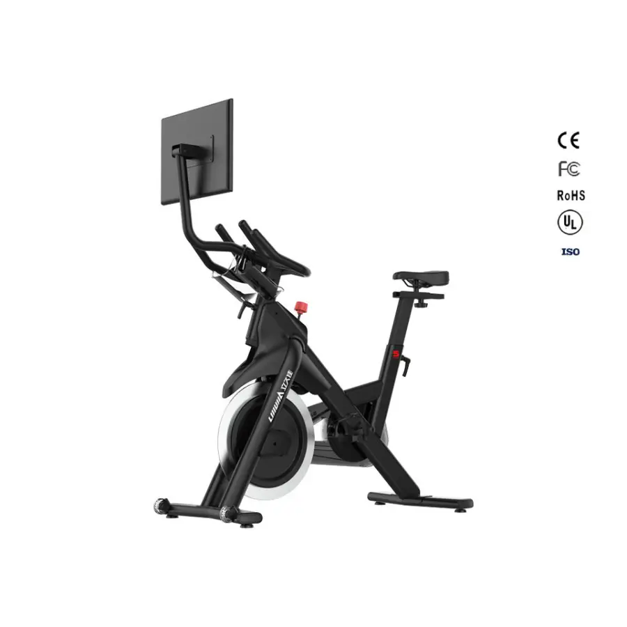 Lijiujia High Quality Indoor Commercial Spinning Bike Adjustable Indoor Cardio Fitness Equipment Professional Gym Use — image 3