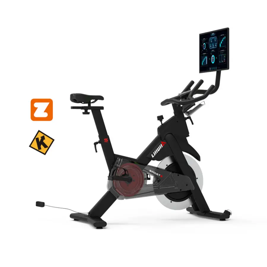 Heavy Duty Sports Static Bicycle Exercise Bike TFT Screen Console Commercial Indoor Spinning Bike — view 1