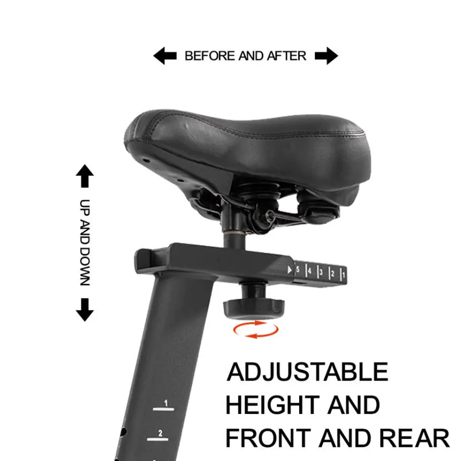 Premium Quality Unisex Motorized Magnetic Home Gym Use Commercial Exercise Bike Upright Bike — image 6