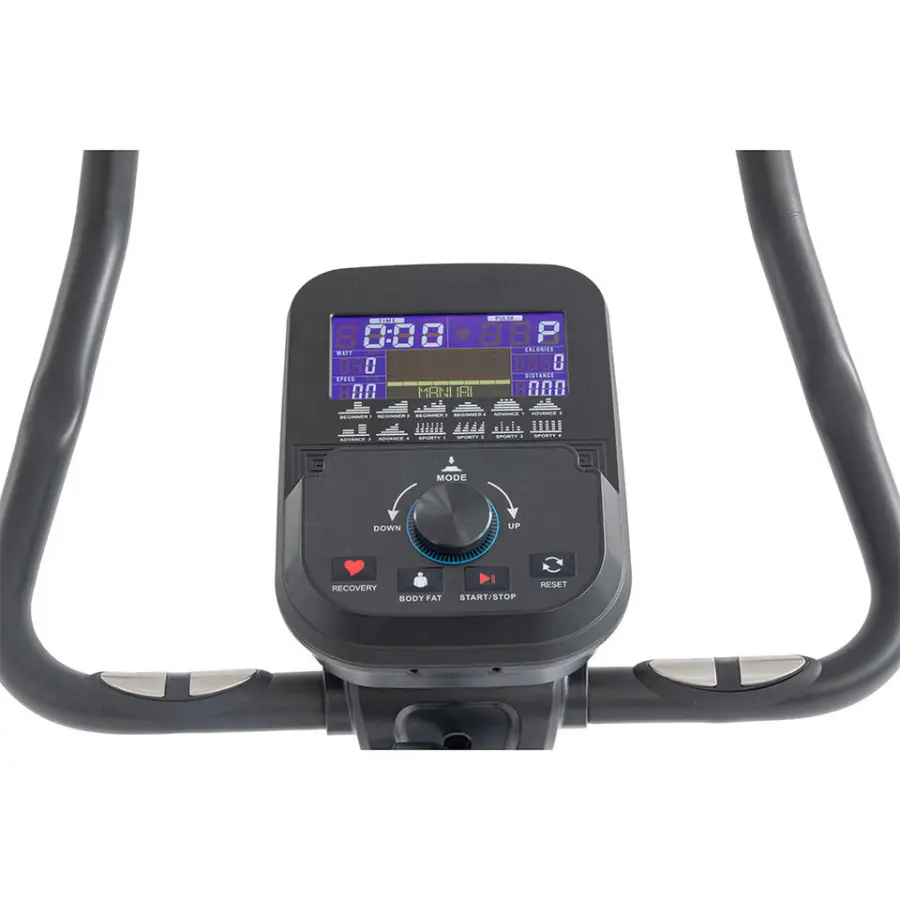 Lijiujia Factory Wholesale 140kg Max User Weight Motorized Magnetic Exercise Bike Indoor Home Gym Upright Bike — image 4