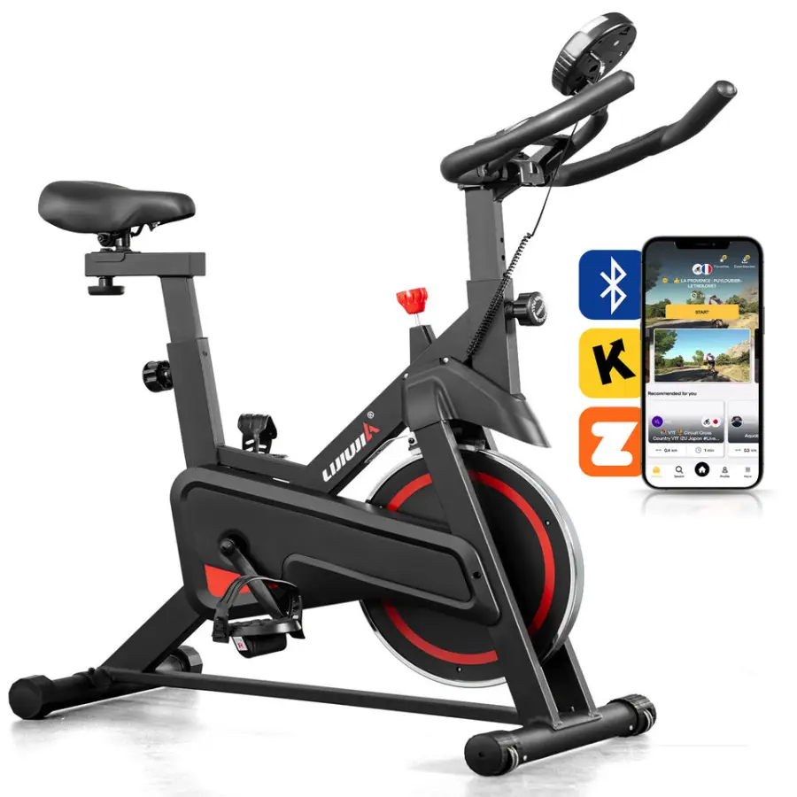 Lijiujia High Quality Infinite Variable Control Indoor Home Gym Fitness Sports Exercise Bike Spinning Bike — view 1