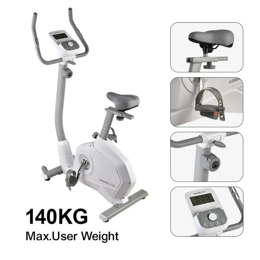 Lijiujia New Manual Magnetic Brake System Indoor Fitness Cardio Home Use Exercise Bike Upright Bike — image 3