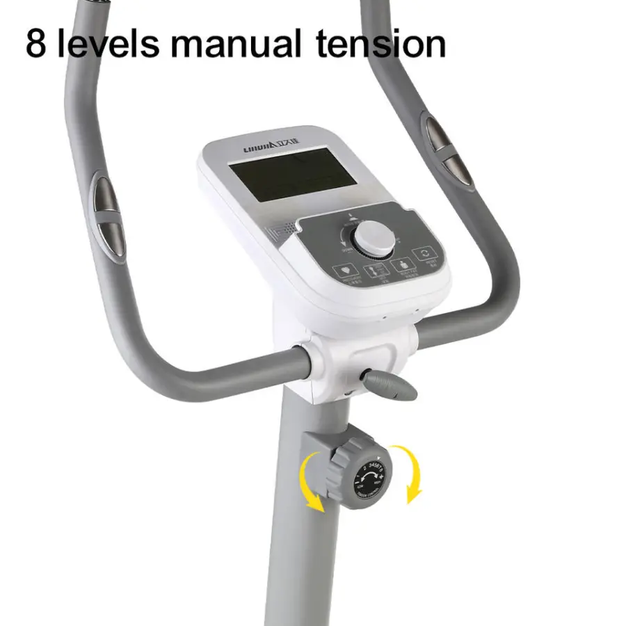Lijiujia New Manual Magnetic Brake System Indoor Fitness Cardio Home Use Exercise Bike Upright Bike — image 4