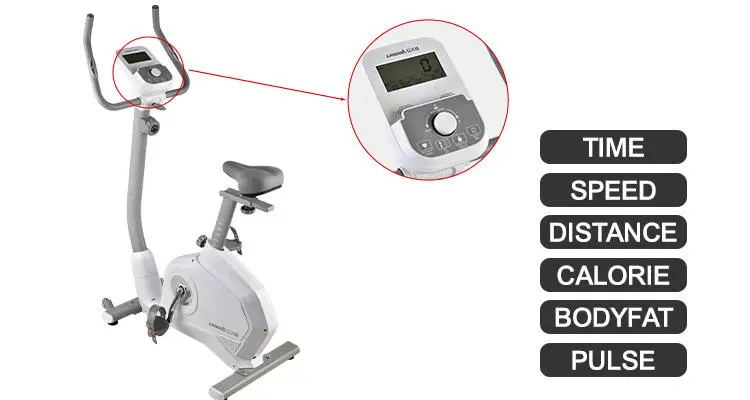 Lijiujia New Manual Magnetic Brake System Indoor Fitness Cardio Home Use Exercise Bike Upright Bike — image 5