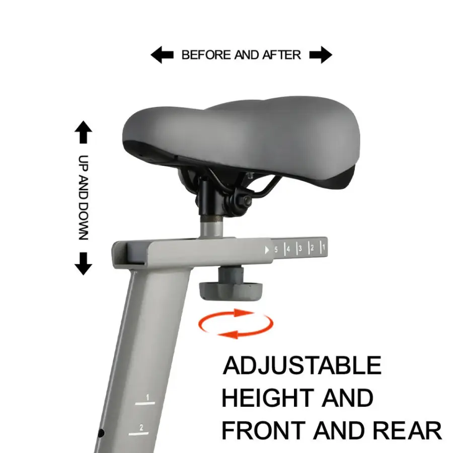 Lijiujia New Manual Magnetic Brake System Indoor Fitness Cardio Home Use Exercise Bike Upright Bike — image 6
