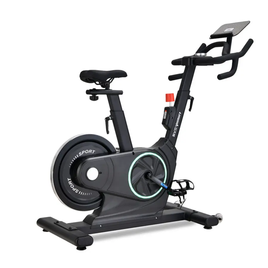 Lijiujia New Design Hot Sell Fitness LED Screen Knob Self Generating Electricity Commercial Indoor Exercise Spinning Bik — view 1