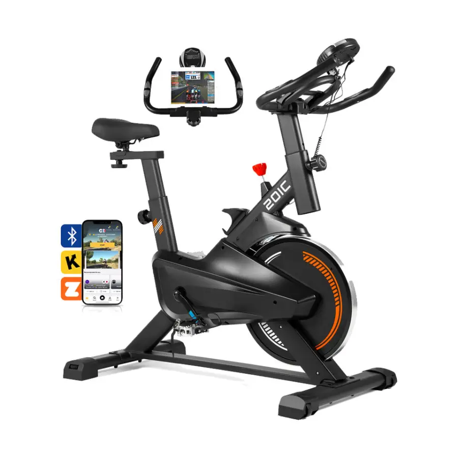 Lijiujia Indoor Home Gym Cycling Bike LCD Screen Fitness Exercise Eco-friendly Spinning Bike — view 1
