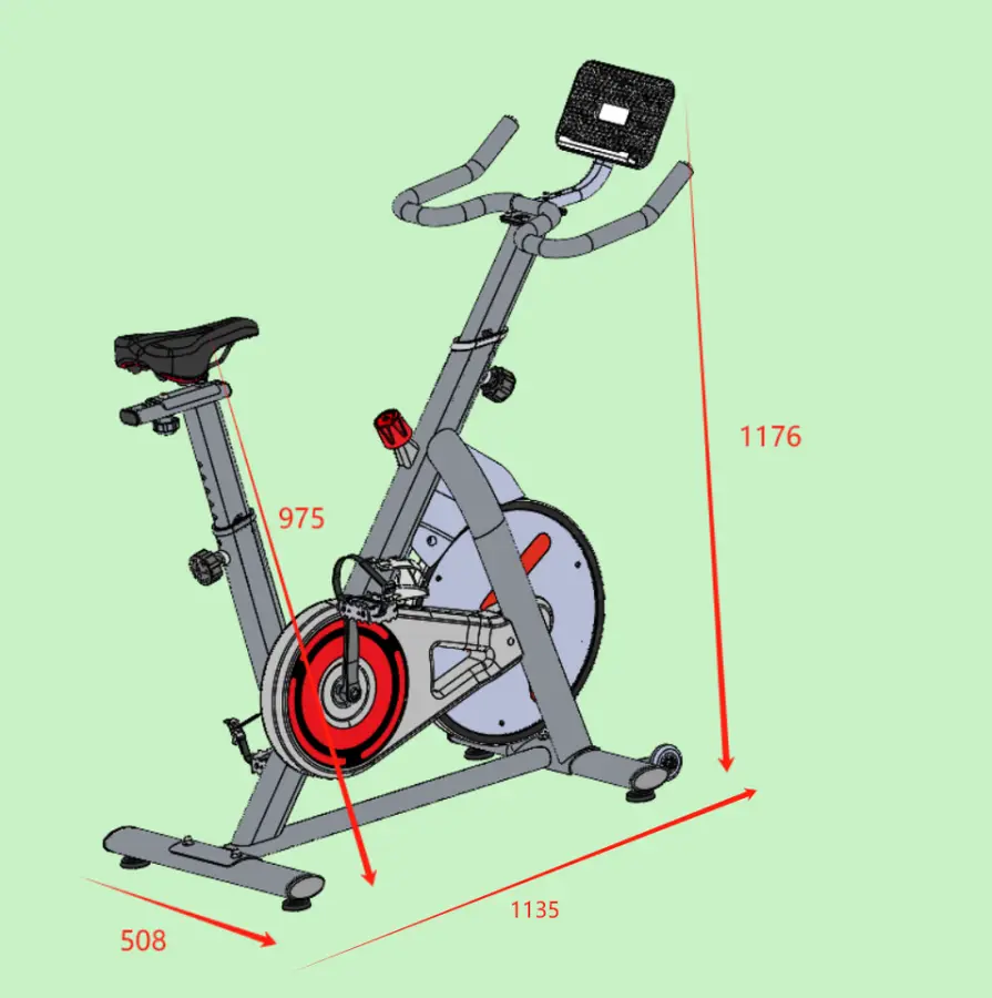 Lijiujia Indoor Use Gym Cardio Training White Customized logo Exercise Cycle Sports Fitness Spinning Bike — image 4