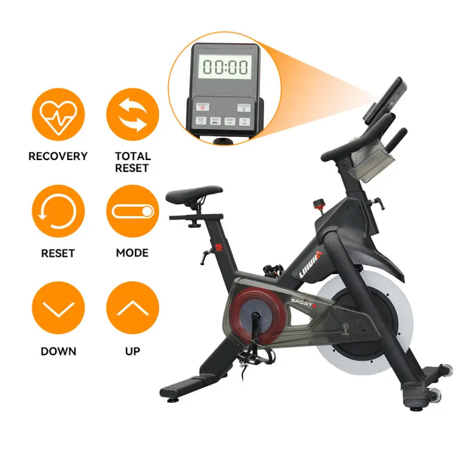 Lijiujia Wholesale Professional Indoor Fitness Equipment Home Use 13kgs Flywheel Spinning Bike — image 3