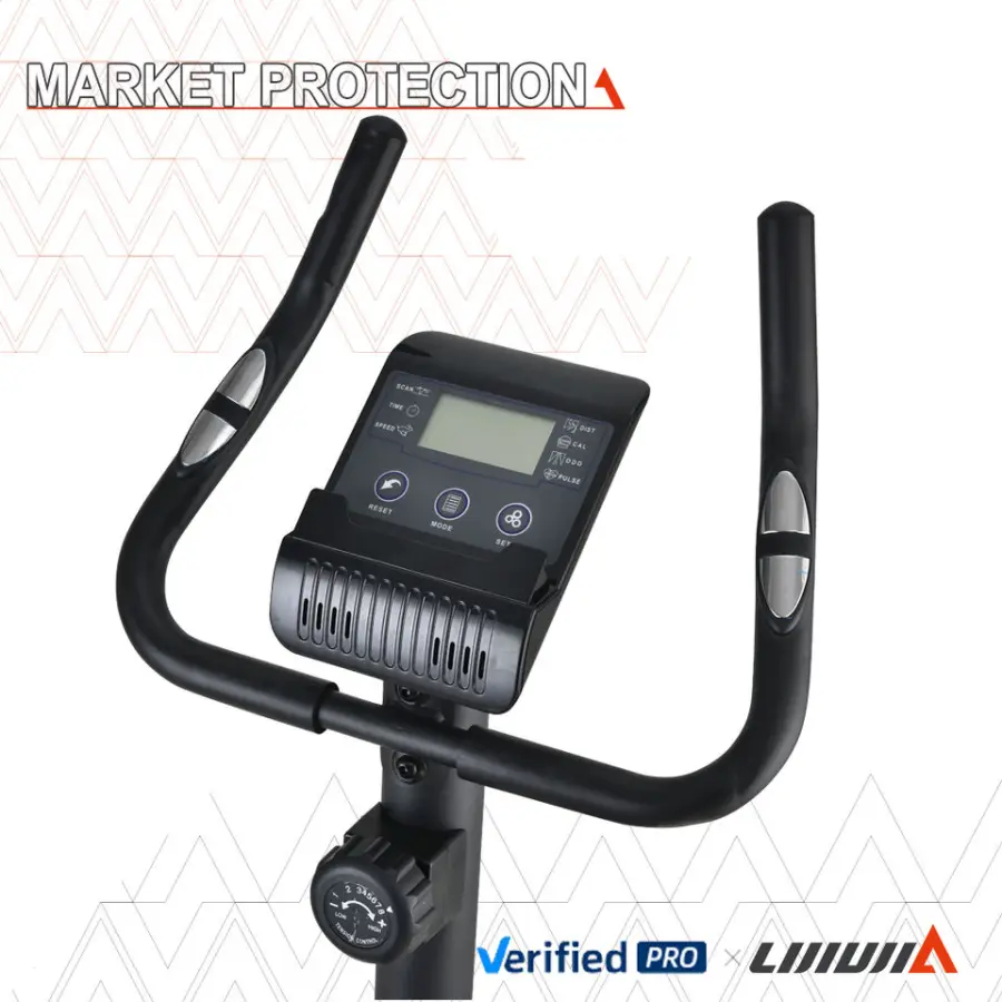 Lijiujia Upright Spinning Bike 7kg Wheel Magnetic Exercise Bike with Steel Material for Home — image 3