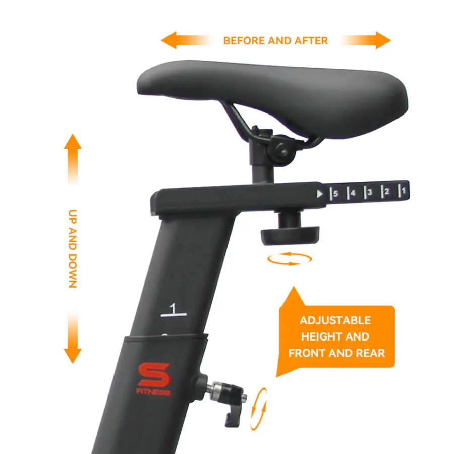Lijiujia Good Quality 170kg Max User Weight Exercise Cycle Cheap Price Home Use Gym Fitness Spinning Bike — image 3
