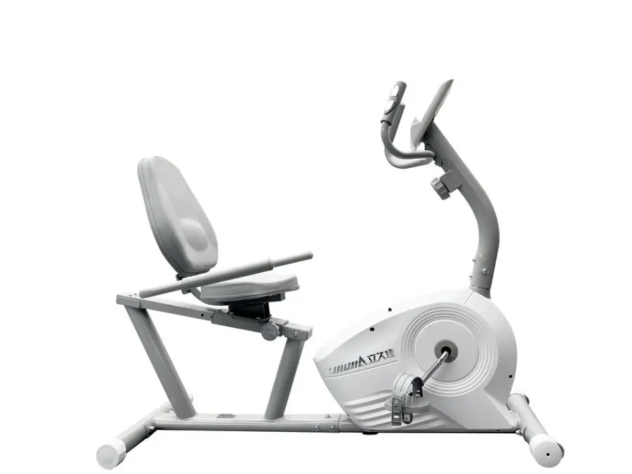 Lijiujia Recumbent Semi Commercial Odometer Fitness Equipment Home Exercise Bike Professional Spinning Bike with Screen — image 6