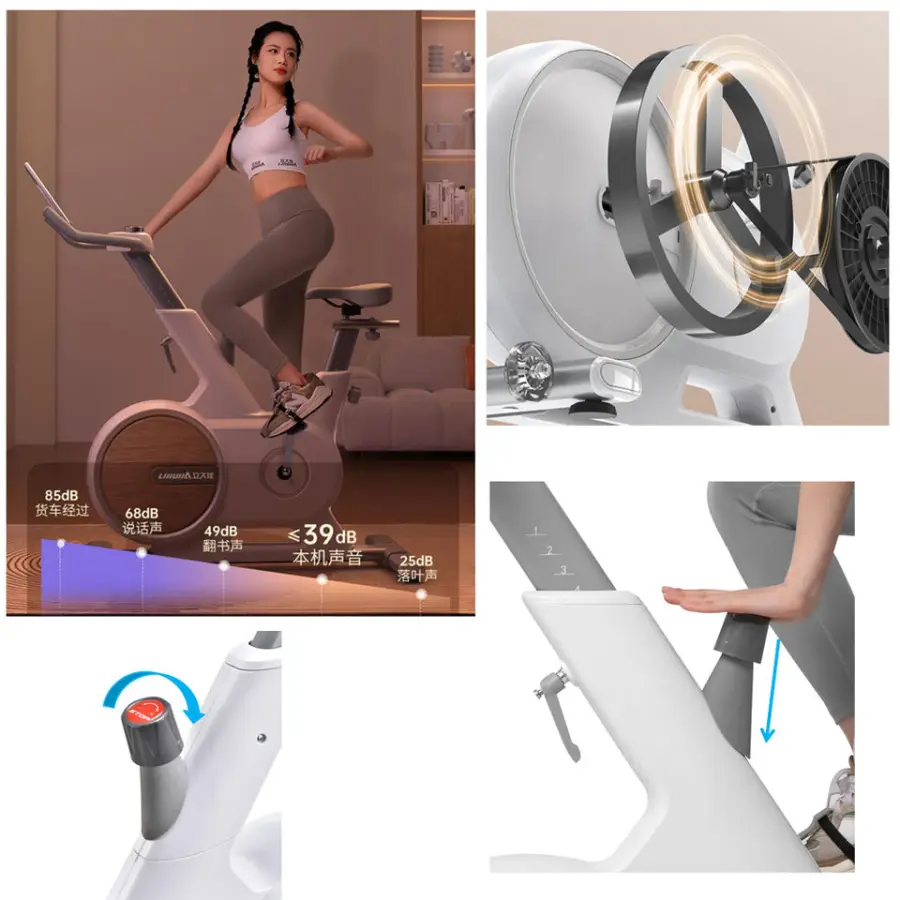 Lijiujia Factory Wholesale Semi Commercial Gym Fitness Magnetic Spinning Bike Cycle Indoor Exercise Machine Exercise Bike — image 5