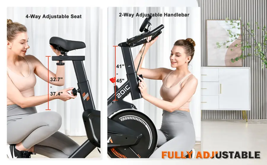 Lijiujia Customized logo Home Use Gym Price Reasonable Exercise Bike with 6 Kgs Flywheel Weight Bluetooth/vr App Spinning Bike — image 4