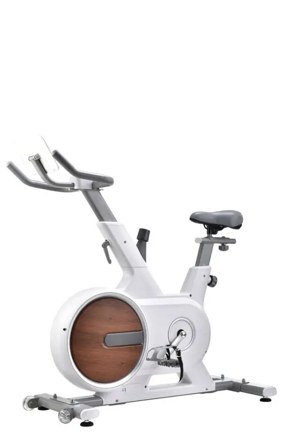 Lijiujia Professional Unisex APP Exercise Bike with White 3kgs Flywheel Weight Magnetic Resistance Steel Material — image 7