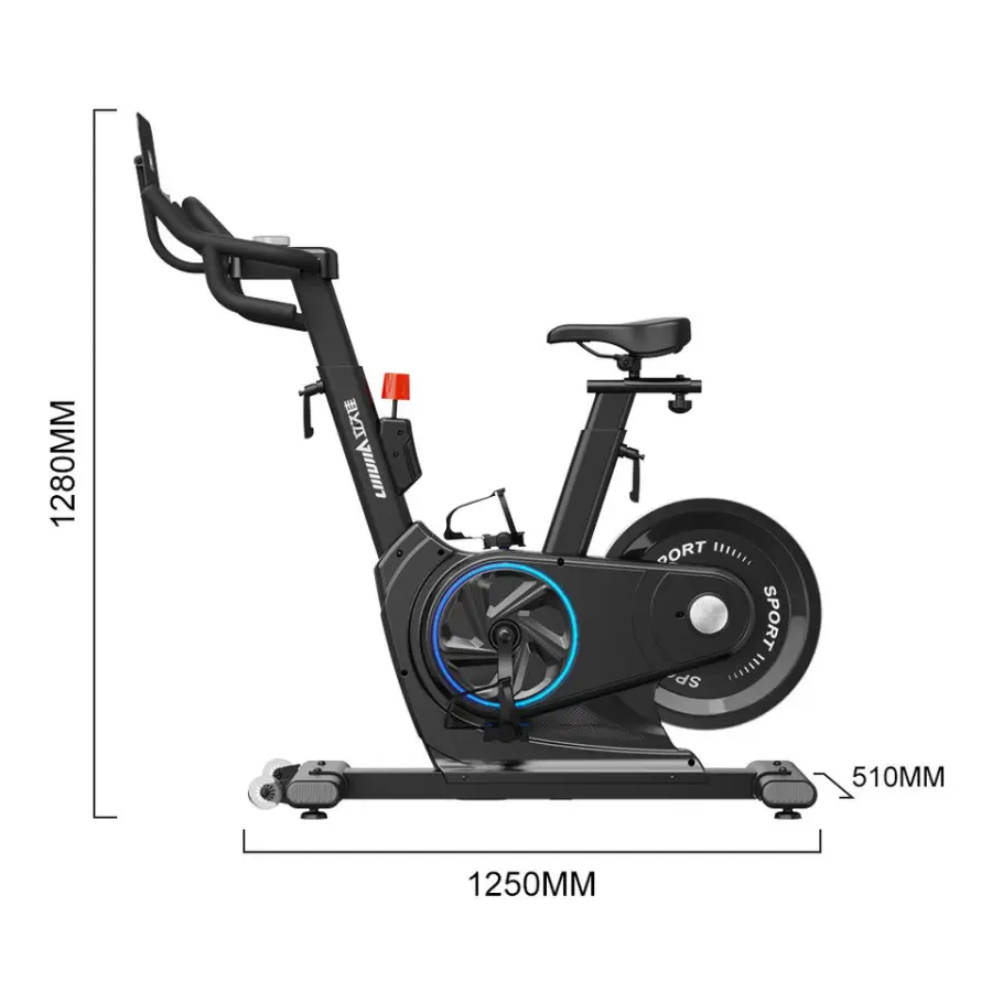 Lijiujia Indoor Home Use Unisex Self-Generating Electricity Spinning Bike Steel Material Factory Wholesale Price for Gym Use — image 7