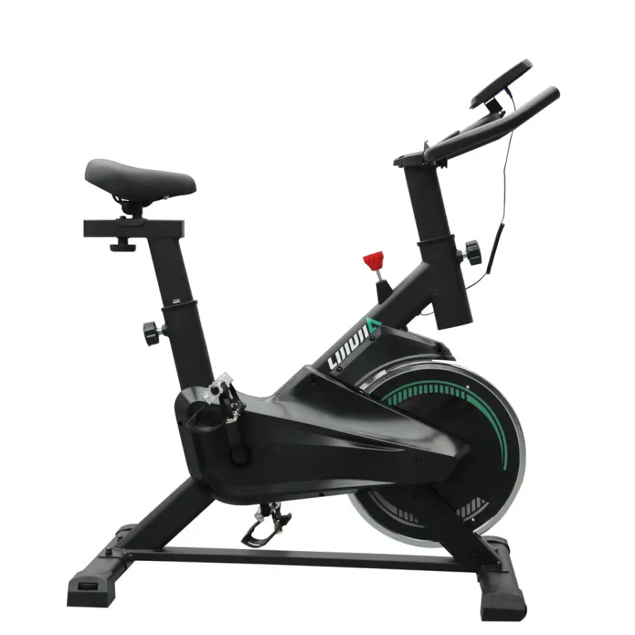 Lijiujia Indoor Magnetic Adjustable Stationary Exercise Bike Home Cardio Workout Spinning Bicycle Machine — view 1