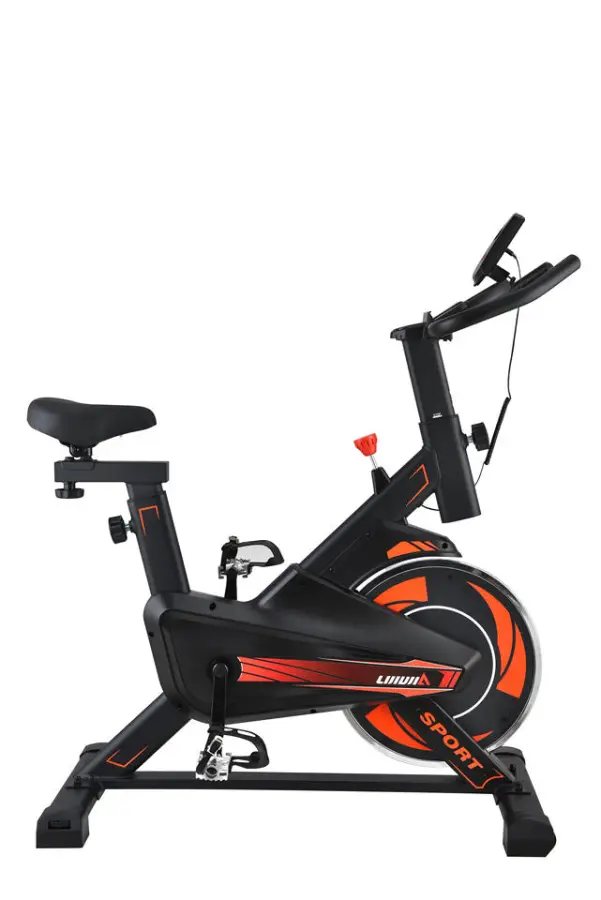 Lijiujia Indoor Magnetic Adjustable Stationary Exercise Bike Home Cardio Workout Spinning Bicycle Machine — image 7