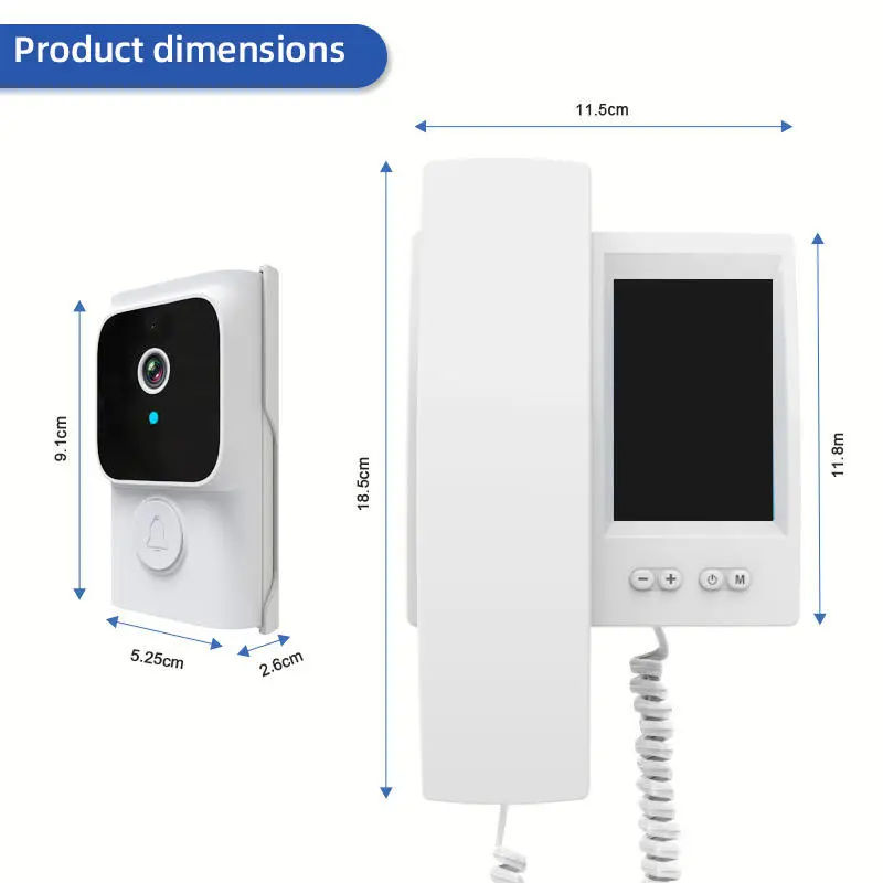 Smart 2.4Ghz Digital Wireless Intercom Video Door Phone System — image 6